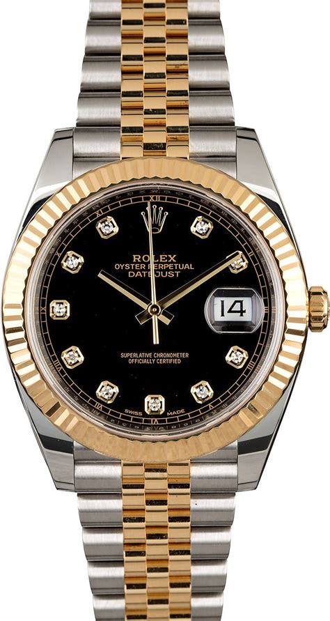 rolex datejust 41 126333 diamonds|rolex datejust 41mm fluted bezel.